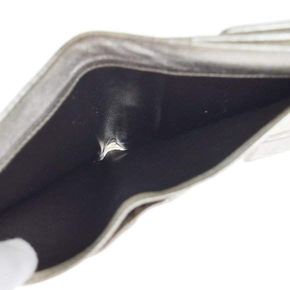 Gucci Silver Guccissima Print Leather With Goldtone Hardware Wallet - Picture 5 of 7